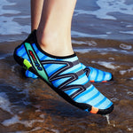 2018 Men Woman Beach Summer Outdoor Wading Shoes Swimming Slipper On Surf Quick-Drying Aqua Shoes Skin Sock Striped Water Shoes